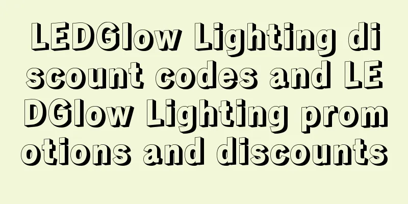 LEDGlow Lighting discount codes and LEDGlow Lighting promotions and discounts