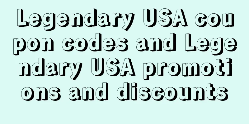 Legendary USA coupon codes and Legendary USA promotions and discounts