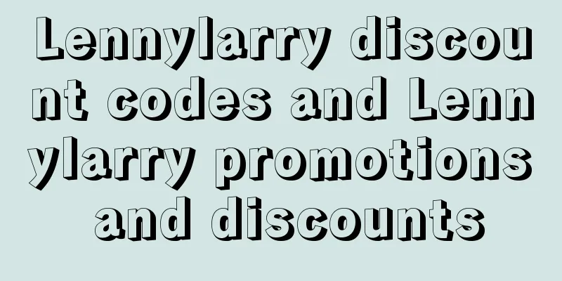 Lennylarry discount codes and Lennylarry promotions and discounts