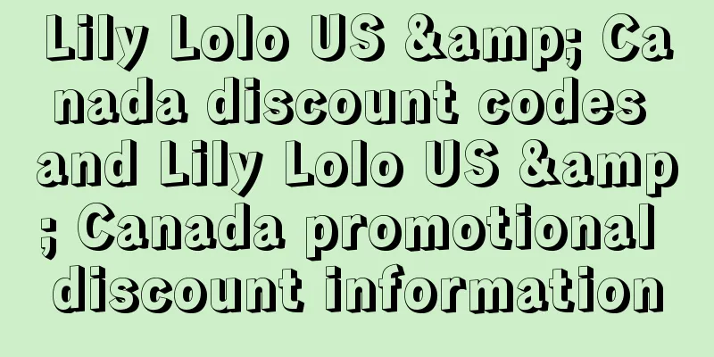 Lily Lolo US & Canada discount codes and Lily Lolo US & Canada promotional discount information