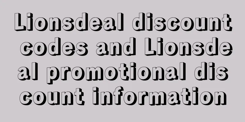 Lionsdeal discount codes and Lionsdeal promotional discount information