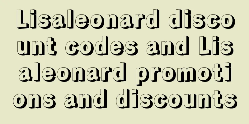 Lisaleonard discount codes and Lisaleonard promotions and discounts