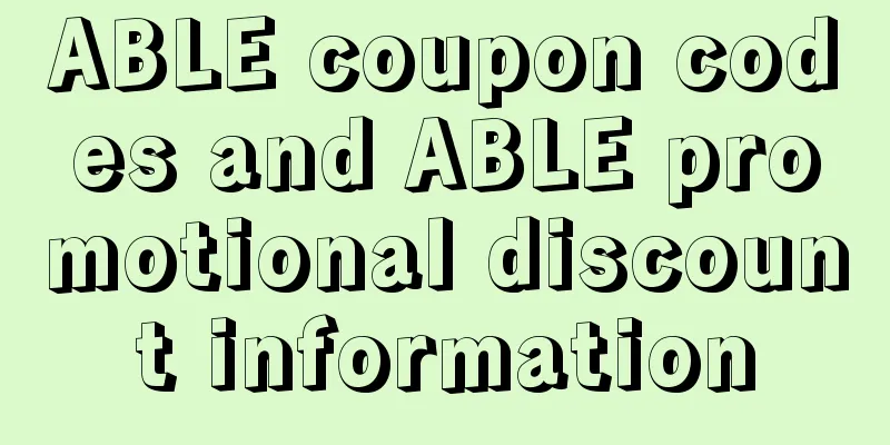 ABLE coupon codes and ABLE promotional discount information