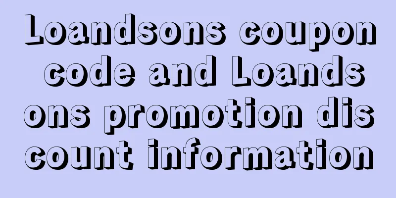 Loandsons coupon code and Loandsons promotion discount information