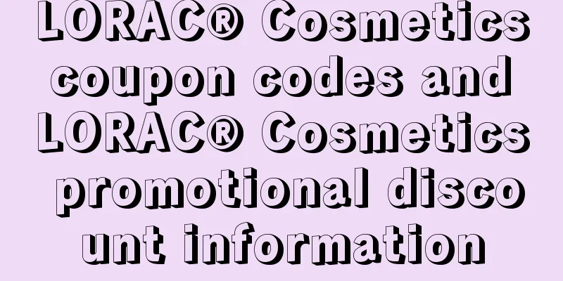 LORAC® Cosmetics coupon codes and LORAC® Cosmetics promotional discount information
