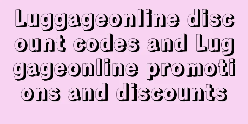 Luggageonline discount codes and Luggageonline promotions and discounts