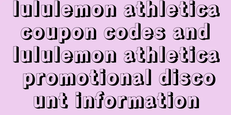 lululemon athletica coupon codes and lululemon athletica promotional discount information