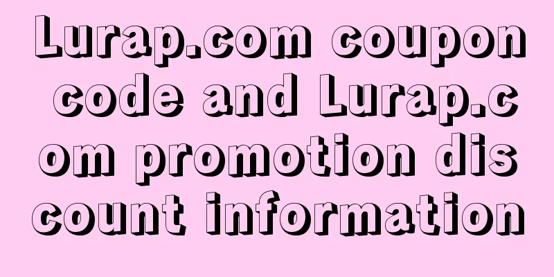 Lurap.com coupon code and Lurap.com promotion discount information