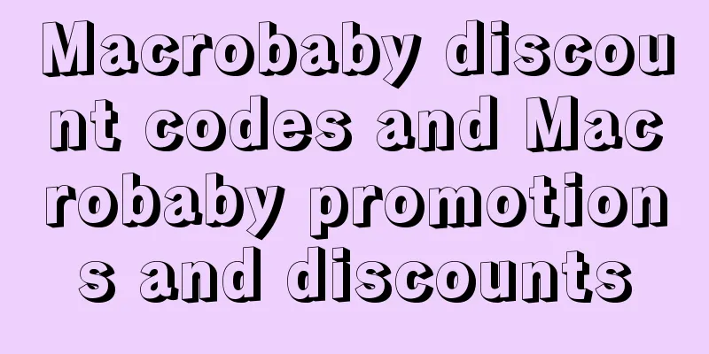 Macrobaby discount codes and Macrobaby promotions and discounts