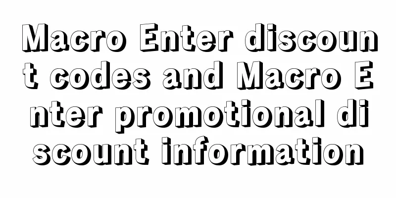 Macro Enter discount codes and Macro Enter promotional discount information