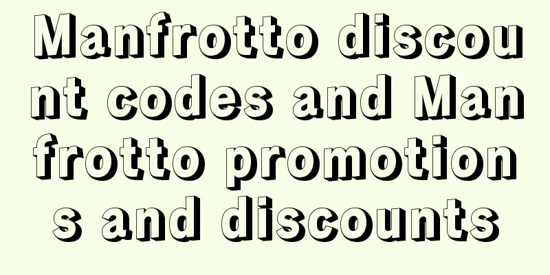 Manfrotto discount codes and Manfrotto promotions and discounts