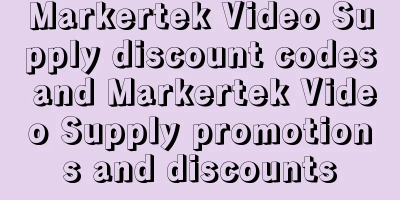 Markertek Video Supply discount codes and Markertek Video Supply promotions and discounts