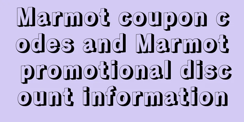 Marmot coupon codes and Marmot promotional discount information