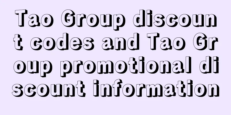 Tao Group discount codes and Tao Group promotional discount information