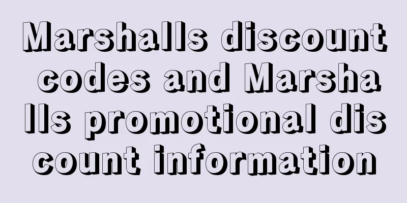 Marshalls discount codes and Marshalls promotional discount information