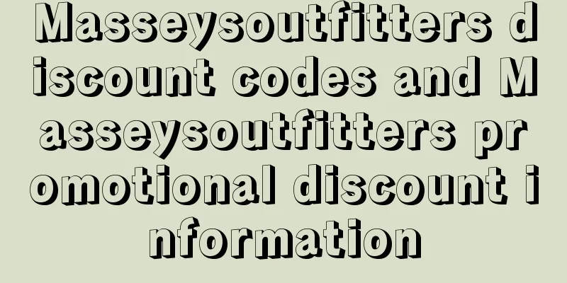 Masseysoutfitters discount codes and Masseysoutfitters promotional discount information