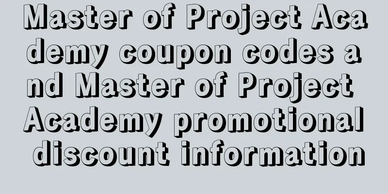 Master of Project Academy coupon codes and Master of Project Academy promotional discount information