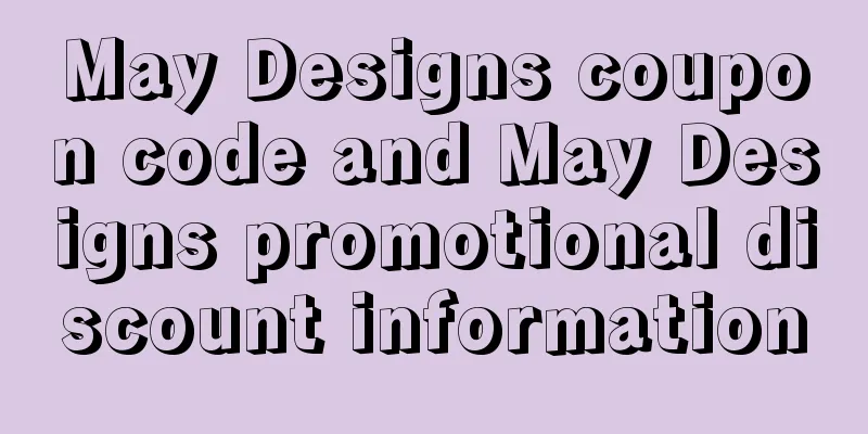 May Designs coupon code and May Designs promotional discount information