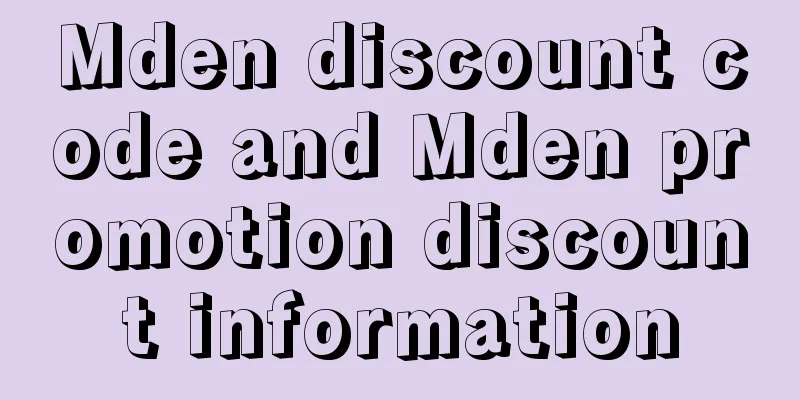 Mden discount code and Mden promotion discount information