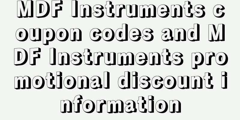 MDF Instruments coupon codes and MDF Instruments promotional discount information