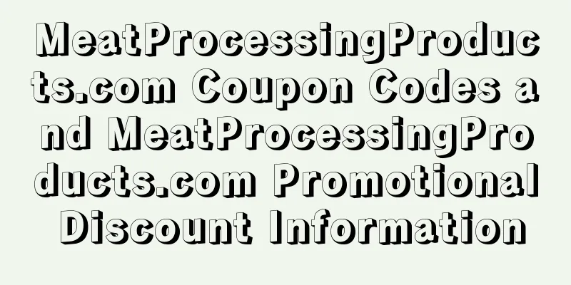 MeatProcessingProducts.com Coupon Codes and MeatProcessingProducts.com Promotional Discount Information