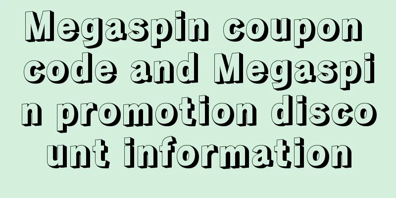 Megaspin coupon code and Megaspin promotion discount information