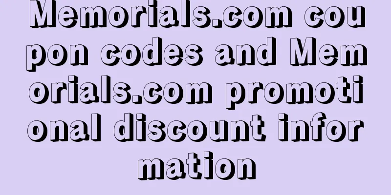 Memorials.com coupon codes and Memorials.com promotional discount information