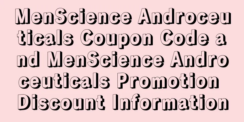MenScience Androceuticals Coupon Code and MenScience Androceuticals Promotion Discount Information