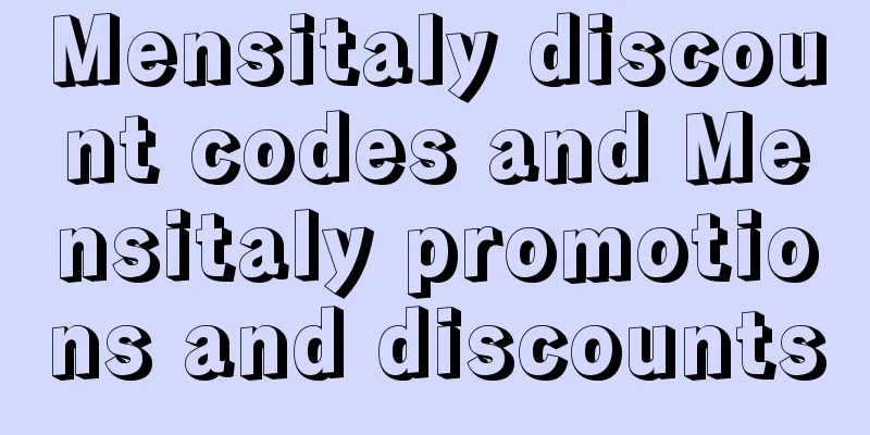 Mensitaly discount codes and Mensitaly promotions and discounts
