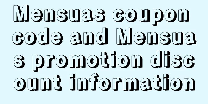 Mensuas coupon code and Mensuas promotion discount information