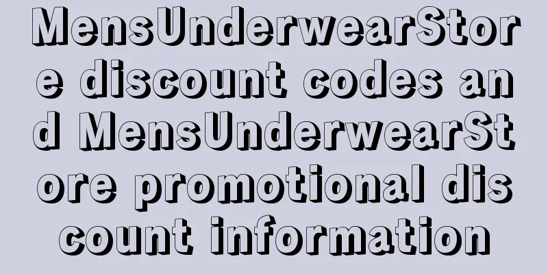 MensUnderwearStore discount codes and MensUnderwearStore promotional discount information
