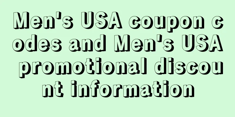 Men's USA coupon codes and Men's USA promotional discount information