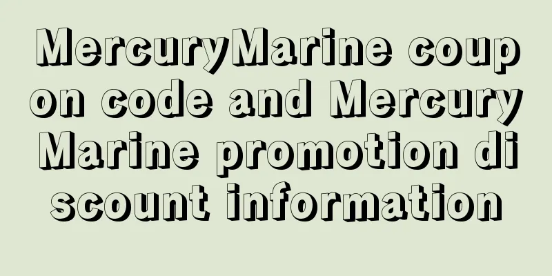 MercuryMarine coupon code and MercuryMarine promotion discount information
