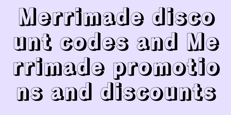 Merrimade discount codes and Merrimade promotions and discounts