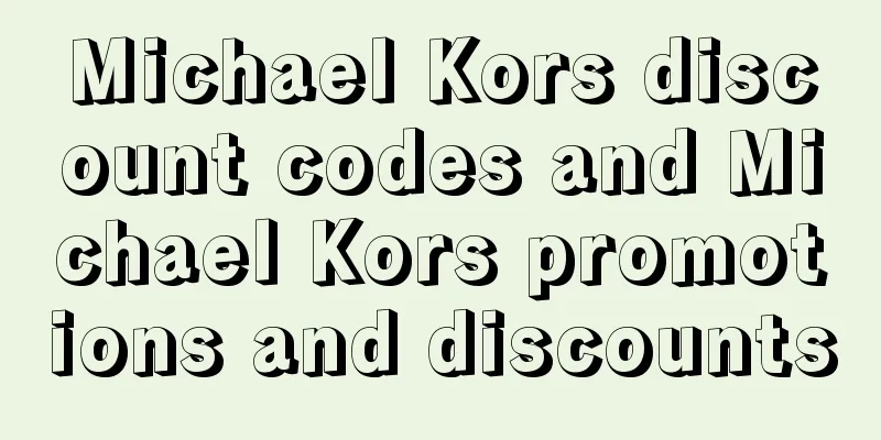 Michael Kors discount codes and Michael Kors promotions and discounts