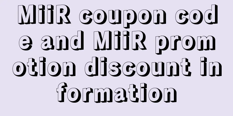 MiiR coupon code and MiiR promotion discount information