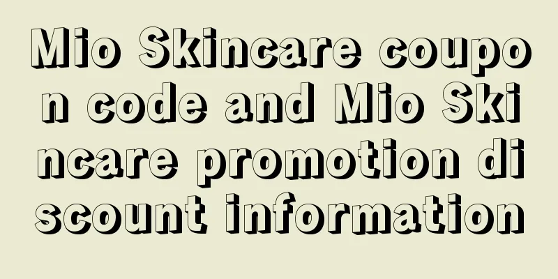Mio Skincare coupon code and Mio Skincare promotion discount information