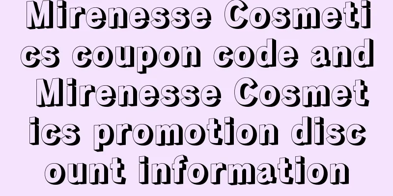 Mirenesse Cosmetics coupon code and Mirenesse Cosmetics promotion discount information