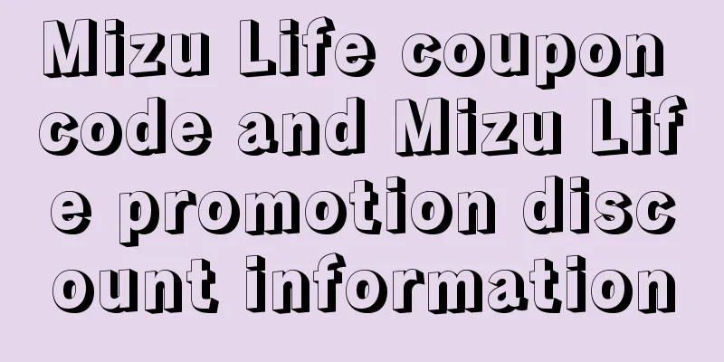 Mizu Life coupon code and Mizu Life promotion discount information