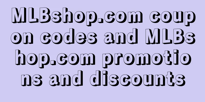 MLBshop.com coupon codes and MLBshop.com promotions and discounts