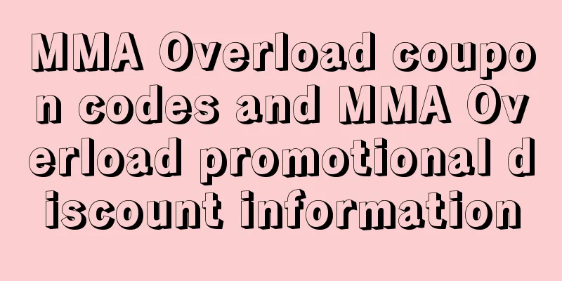 MMA Overload coupon codes and MMA Overload promotional discount information
