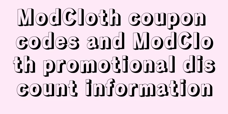 ModCloth coupon codes and ModCloth promotional discount information