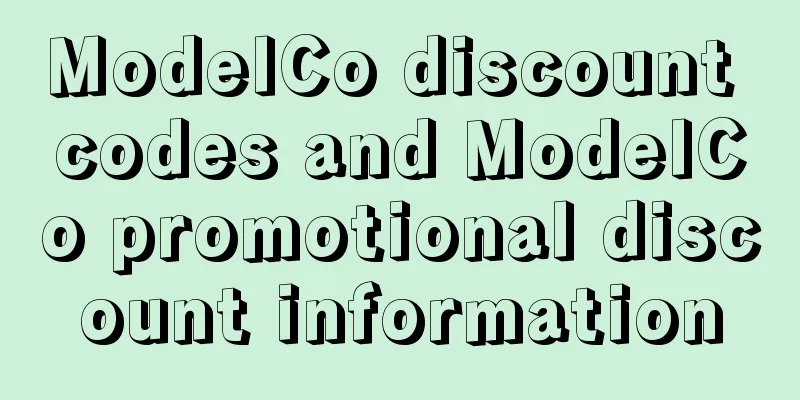 ModelCo discount codes and ModelCo promotional discount information