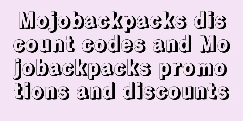 Mojobackpacks discount codes and Mojobackpacks promotions and discounts