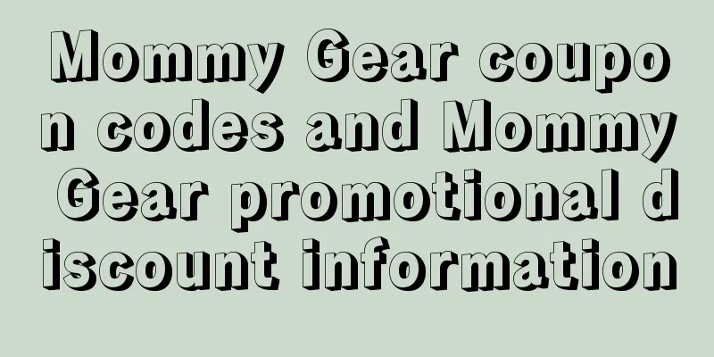 Mommy Gear coupon codes and Mommy Gear promotional discount information