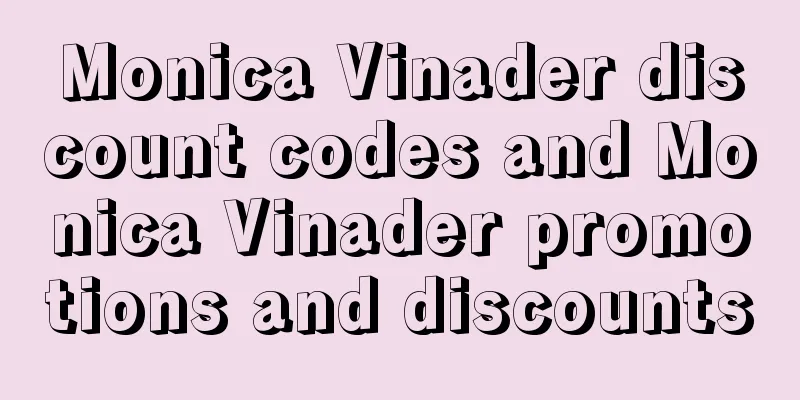 Monica Vinader discount codes and Monica Vinader promotions and discounts