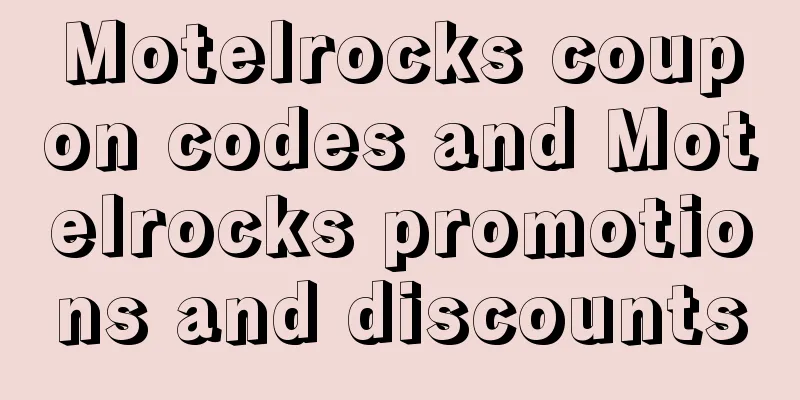 Motelrocks coupon codes and Motelrocks promotions and discounts