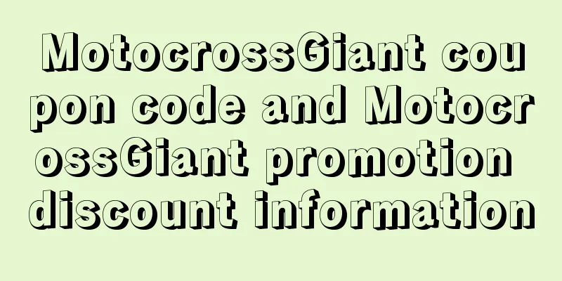 MotocrossGiant coupon code and MotocrossGiant promotion discount information