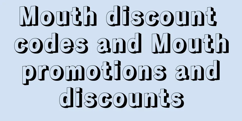 Mouth discount codes and Mouth promotions and discounts