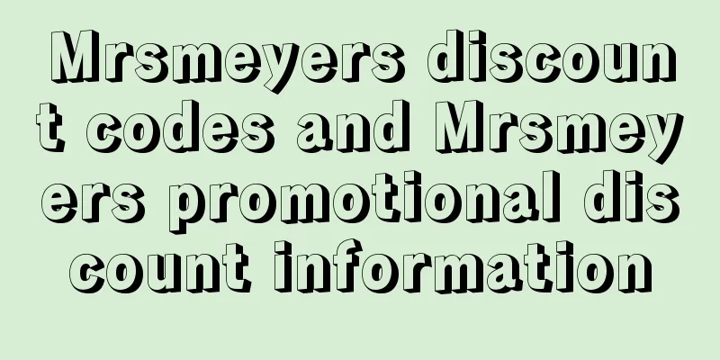 Mrsmeyers discount codes and Mrsmeyers promotional discount information